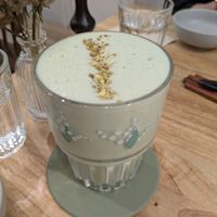 Iced Pistachio Milk at Cafe Zi - 梔子 in Kowloon