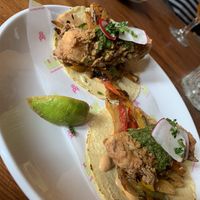 Pineapple tacos 🌮   at Antojitos in Glasgow