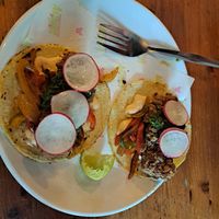 Pineapple tacos at Antojitos in Glasgow