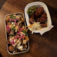 Chipotle bbq wings  at Antojitos in Glasgow