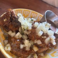 Birria chkn wings   at Antojitos in Glasgow