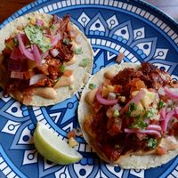 Ch*kn Al Pastor  at Antojitos in Glasgow