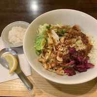 Dandan noodles  at Asian Sabou in Osaka