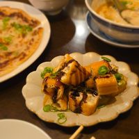 Fried bread at Asian Sabou in Osaka