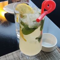 Mocktail (mojito) at Skyline Sushi in Amman