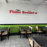 Signage   at Flame Broiler  in Torrance