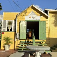 View from the road   at The Roti Den in Bridgetown