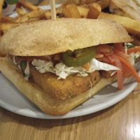 Crispy Tofu Sandwich (no mayo) at Alcove Kitchen + Bar in Cincinnati