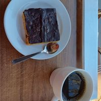 Peanut cake, yummy. 😋 at Cafe Azalea in Gothenburg