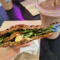 Avocado toasted sandwich at Abrazo in Sliema