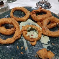 Onion Bhaji (onion rings) at Babur Tandoori Restaurant Weinheim in Weinheim