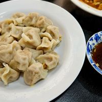 Vegetable dumplings at Chinese Bao Buns in Tel Aviv