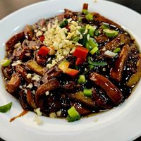 Eggplant at Chinese Bao Buns in Tel Aviv