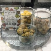 Superpower balls   at The Lime Tree Cafe - Nakheel Mall - Maybe closed in Dubai