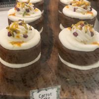 Topping on carrot cake was good  at The Lime Tree Cafe - Nakheel Mall - Maybe closed in Dubai