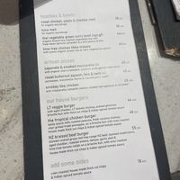 Lunch and evening menus with vegan, vegetarian, gluten free options  at The Lime Tree Cafe - Nakheel Mall - Maybe closed in Dubai