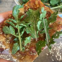 Vegan tomato pizza with rucola  at Sai Jeju in Seogwipo