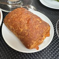 Vegan pastry with orange filling   at Teraferma in Venice