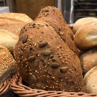 Pumpkin seed bun  at Scarlet's German Bakery - Nakheel Mall in Dubai