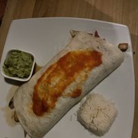 Burrito  at Cafe Andino in Huaraz