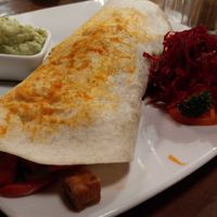 Burrito at Cafe Andino in Huaraz