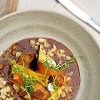 Vegan gullash at Tischlein Deck Dich  in Mittenwald