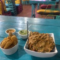 Nachos sin queso   at Teengo's in Flores