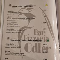 Veganes und vegetarisches Angebot (Herbst 24) at Pizzaria Odler  in Laas