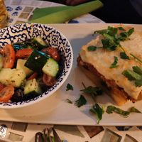 Moussaka at The Crazy Little Greek in Berlin