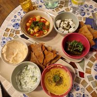 3 dips and 3 starters at The Crazy Little Greek in Berlin
