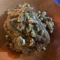 Greek flan with walnuts   at The Crazy Little Greek in Berlin