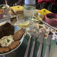 Moussaka, Pastizio and millet balls  at The Crazy Little Greek in Berlin