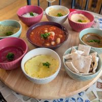 Platter for 2 people, 35€ at The Crazy Little Greek in Berlin