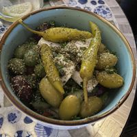 greek salad  at The Crazy Little Greek in Berlin