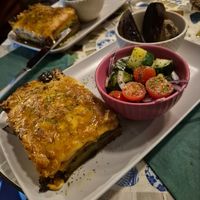 Moussaka at The Crazy Little Greek in Berlin