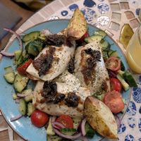 Lachannodilmades at The Crazy Little Greek in Berlin