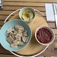 Fava and Pate Pantzaria Dip  at The Crazy Little Greek in Berlin