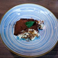 Vegan and gluten-free Tiramisu at The Crazy Little Italian at The Crazy Little Greek in Berlin