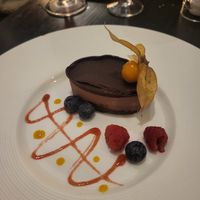 Chocolate almond coconut parfait at The Clermont in Blackrock