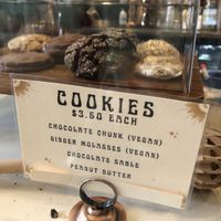 Vegan cookie   at Roste Chocolate House in Portland