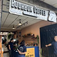   at Bourbon Coffee Roasters in Juayua