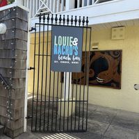 Entrance   at Louie & Nacho's Beach Bar in St Croix