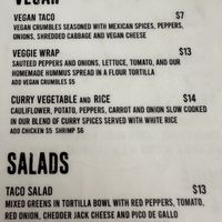 Options!  at Louie & Nacho's Beach Bar in St Croix