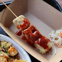 Tofu skewers at Boni: Filipino Street Food in Columbus