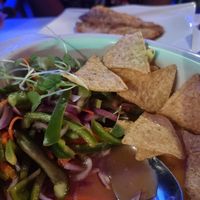 Natos com vegetais ao molho cheviche at Lágrima Negra in Praia