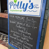 Yum factor 10. at Polly's At the Pier in St Croix