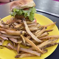 Shrimp sandwhich   at Sealevel City Vegan Diner in Wilmington