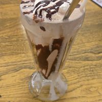 chocolate shake at Sealevel City Vegan Diner in Wilmington