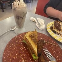 Milkshake w the meal  at Sealevel City Vegan Diner in Wilmington