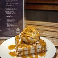 Vegan ice cream and mango float😄to die for you must try at Da Tree in Coron